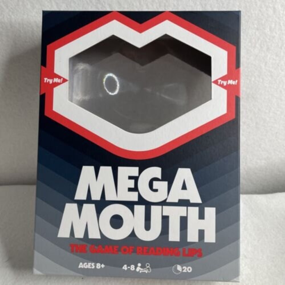 Mega Mouth Board Game - The Game of Reading Lips - Big G Creative - New